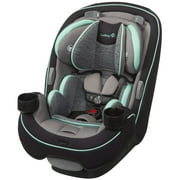 Angle View: Safety 1st Grow and Go All-in-One Convertible Car Seat, Aqua Pop