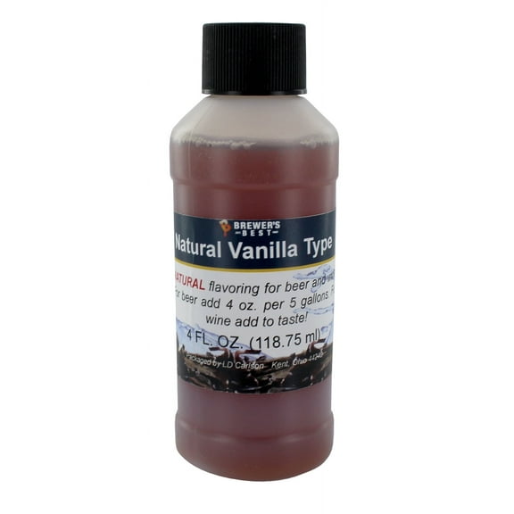Brewers Best Natural Vanilla Type Flavoring 4 oz