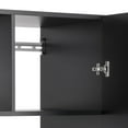 thumbnail image 3 of Prepac HangUps 36" Large Storage Cabinet, Black, 3 of 9