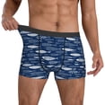 thumbnail image 3 of Men's Boxer Briefs, Ornamental Fish Soft Comfy Mens Underwear Boxer Briefs Breathable With Widen Waist, 3 of 7