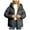 Black Winter Coats for Women, variant on EOYWHK Puffer Jackets for Women Plus Size Down Jacket Full Zipper Hooded Winter Coats with Pockets