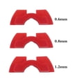 thumbnail image 4 of 2x3x Accesorios De Almohadilla De Amortiguación De Goma Para Scooter Eléctrico Para M365 Rojo 2 piezas, 4 of 4