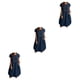 thumbnail image 4 of Sonducket Vestido de mujer Jersey de color sólido Reemplazo Casual Verano Moda Niñas Vestidos de mujer Ropa Azul oscuro S Type1 NO1, 4 of 6