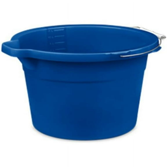 Sterilite 11231C12 12 qt. Spout Pail  Blue Morpho