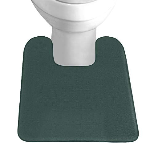 Gorilla Grip Thick Memory Foam Contour Toilet Bath Rug, Soft Absorbent