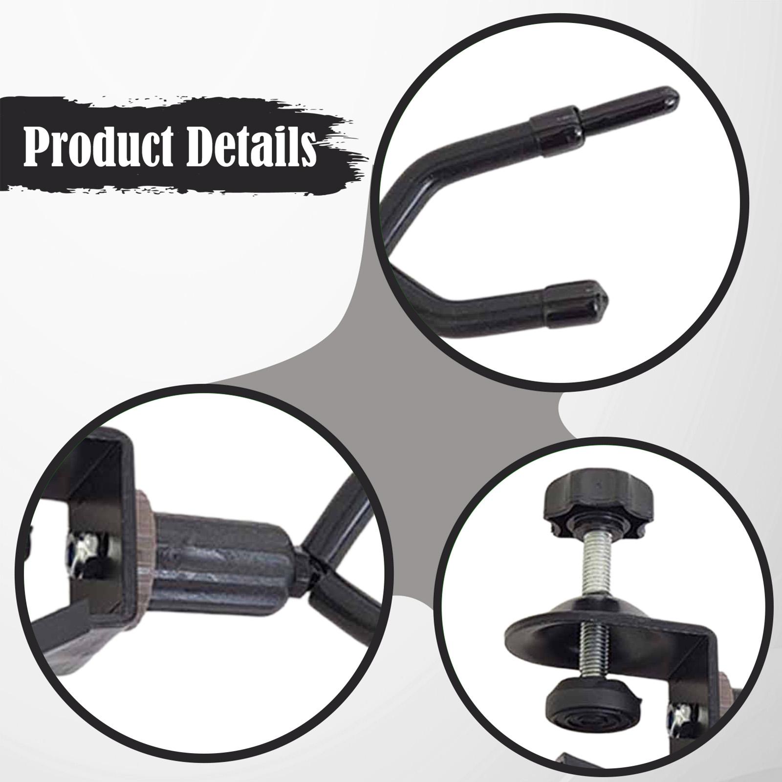 MERIGLARE Music Stand Extension Rack Mic Stand Guitar Hanger Heavy Duty Lightweight Accessories Attachment for Schools Home Suona Bows style1