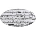 thumbnail image 5 of Sheet Music on Light Grey Round Carpet Circle Rug Outdoor Patio Area Rug Washable Large Area Rugs Hallway Room Decor Fitness Mats, 5 of 8