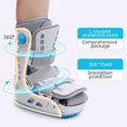 thumbnail image 4 of Short Air Cam Walker Fracture Boot Medical Inflatable Walking Boot for Sprained Ankle Broken Foot Achilles Tendon Injury, 4 of 7