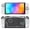 White, variant on PlayVital Stellar Mecha Silicone Case for Nintendo Switch 2 – Dockable Hard Shell w/ Joystick Cap - Smoky Purple