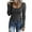 Dark Gray, variant on Turilly Women's Coats and Jackets Women's Casual Solid Color Buttons Long Sleeve V-Neck Loose Shirt Blouse To