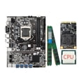 thumbnail image 1 of Inteprter Placa base B75 CPU 128G SSD Set a LAN Board HDMI-compatible VGA Desktop PC placas base piezas de actualización Juegos de teclado y mouse para computadora, 1 of 6