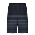 thumbnail image 4 of Aobny with Liner Men's Shorts Board Striped Bottom Big & Tall Slim Casual Fashion Clothing,Gray,L, 4 of 6