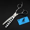 thumbnail image 6 of 6 Inch Double Edged Hair Salon Stylist Barbers Thinning Shears Scissors Professional Barbers Thinning Scissors NE, 6 of 6