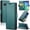 Green, variant on ETFAST Leather Phone Case Wallet With Card Holder Zipper For Samsung Galaxy S10 Plus S10 High Quality Leather Phone Case