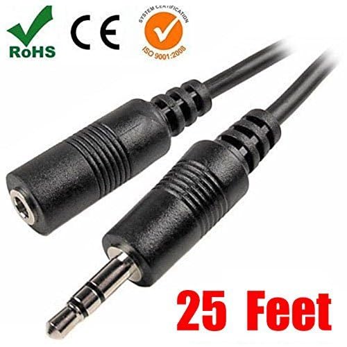 Câble Audio Stéréo 3.5 Mm Mâle-femelle - Blindé, Connecteurs Plaqués Or - Pour Enregistrement, Scène, Musiciens