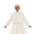 thumbnail image 4 of ZPAQI Girls Faux Furs Dress Coat Princesses Cape Winter Elegant Long Sleeve Cardigan, 4 of 15