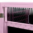 thumbnail image 2 of Living Essentials BMSWPK0116 15 LEDs Jewelry Armoire Standing Lockable Full-Length Mirrored Cabinet Storage Organizer, Pink, 2 of 7