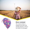 thumbnail image 1 of Bonnet Réutilisable en Polyester Pliable Décoratif pour Femmes Intérieur Extérieur Marche Travail Rose Jaune Bleu, 1 of 7