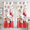 Popular Anime Hello Kitty Printed Blackout Curtain Bedroom Living Room