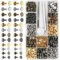 thumbnail image 3 of Conjunto de Remaches de Doble Cara, 480pcs 3 Tamamosos Diferentes Tachuelas de Metal Remaches multifuncionales Con Herramienta de Perforación para la Ropa para reparación de Ropa, 3 of 8