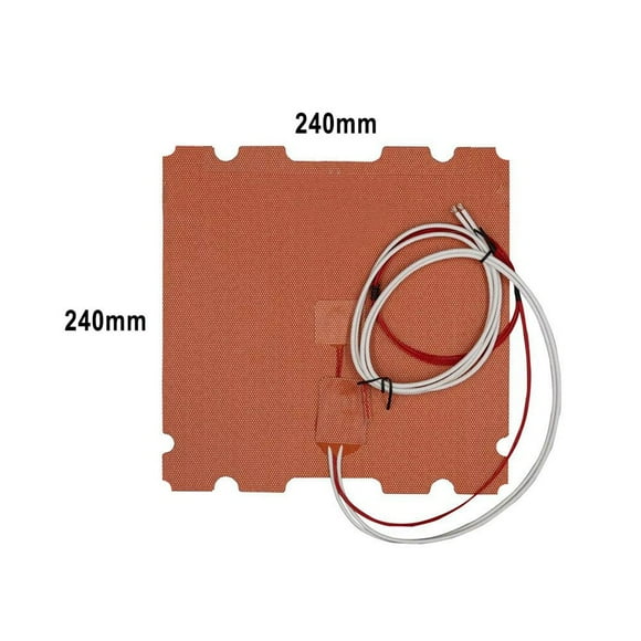 Eco Friendly Silicone Heater for VORON Printer HeatBed 240x240mm 300w 12V