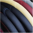 thumbnail image 2 of Funda para volante de coche, protector de volante de coche, diámetro 38 cm (15"), piel, 2 of 5