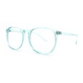 thumbnail image 4 of Classic Innocent Girly Geek Round Thin Plastic Fashion Eyeglasses Teal, 4 of 8
