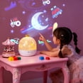 thumbnail image 4 of 15 Projection Films Star Projector Portable Rotating Light With Music Box Melodies , Night Lights for Bedroom, Star Projector with Rotating for Kids Birthday, Christmas Gifts, Room Decor，A, 4 of 6
