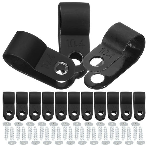 Masteelf 200 pcs Cable Clips for Cord Management with Screws for Electrical Wires and Wall Use