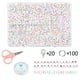 thumbnail image 1 of TOAOB 1440 piezas 4 x 7 mm Cuentas de letras Cuentas espaciadoras acrílicas redondas para hacer joyas, 1 of 6