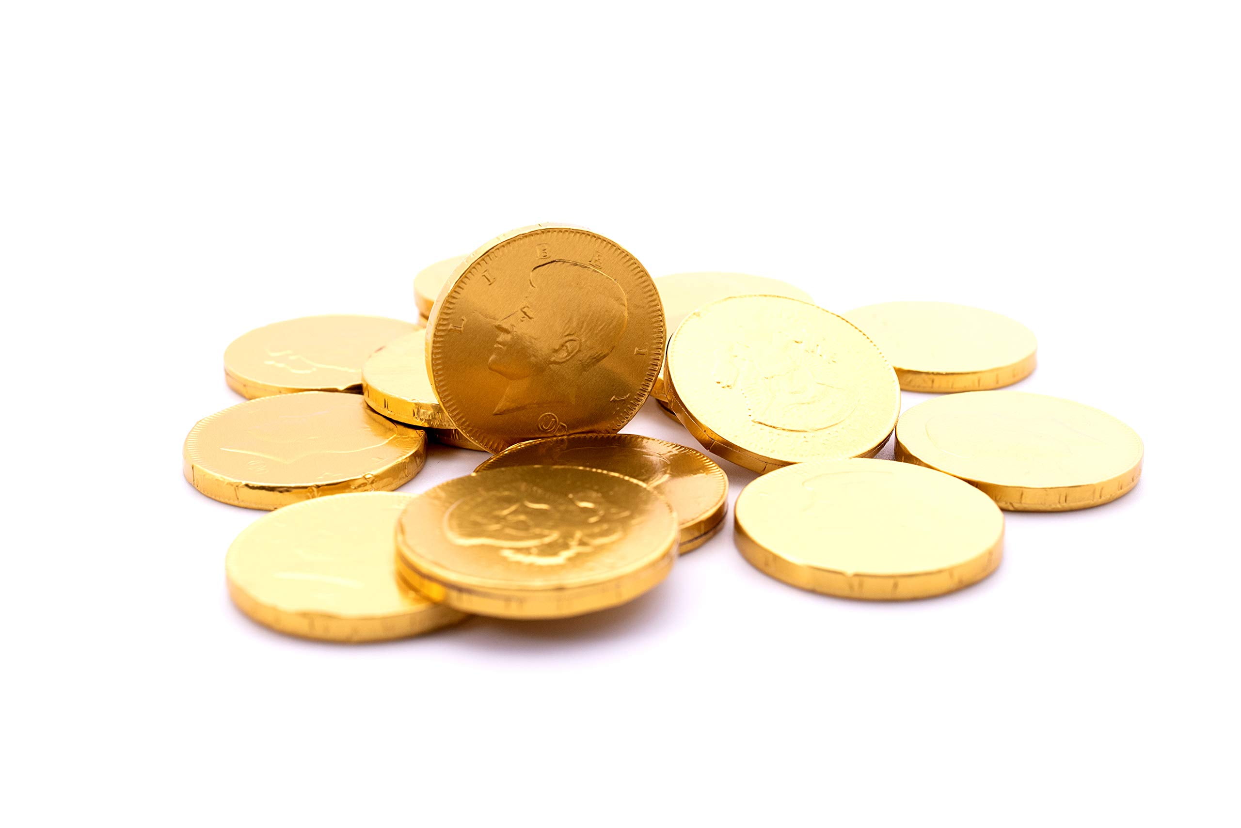 Blair Candy American Half Dollar Gold Chocolate Coins – Foil Wrapped Milk Chocolate Candy – 5 lb Bag – Party Favors & Holiday Treats