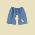thumbnail image 2 of Toddler Boys Summer Outdoor Pants Elastic Waist Open Crotch Breathable Clothes Size 12-18 Months, 2 of 5