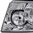 thumbnail image 6 of AKKON - For 03-06 Ford Expedition Chrome Clear Headlights Front Lamps Direct Replacement Pair Left + Right, 6 of 7