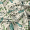thumbnail image 5 of Ambesonne Dandelion Valance Pack of 2, Botanical Leafy Doodle, 54"X12", Champagne and Multicolor, 5 of 5