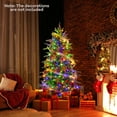 thumbnail image 4 of Gymax 6 FT Artificial Christmas Tree w/714 Branch Tips 260 LED Lights 3 Timers Remote, 4 of 10