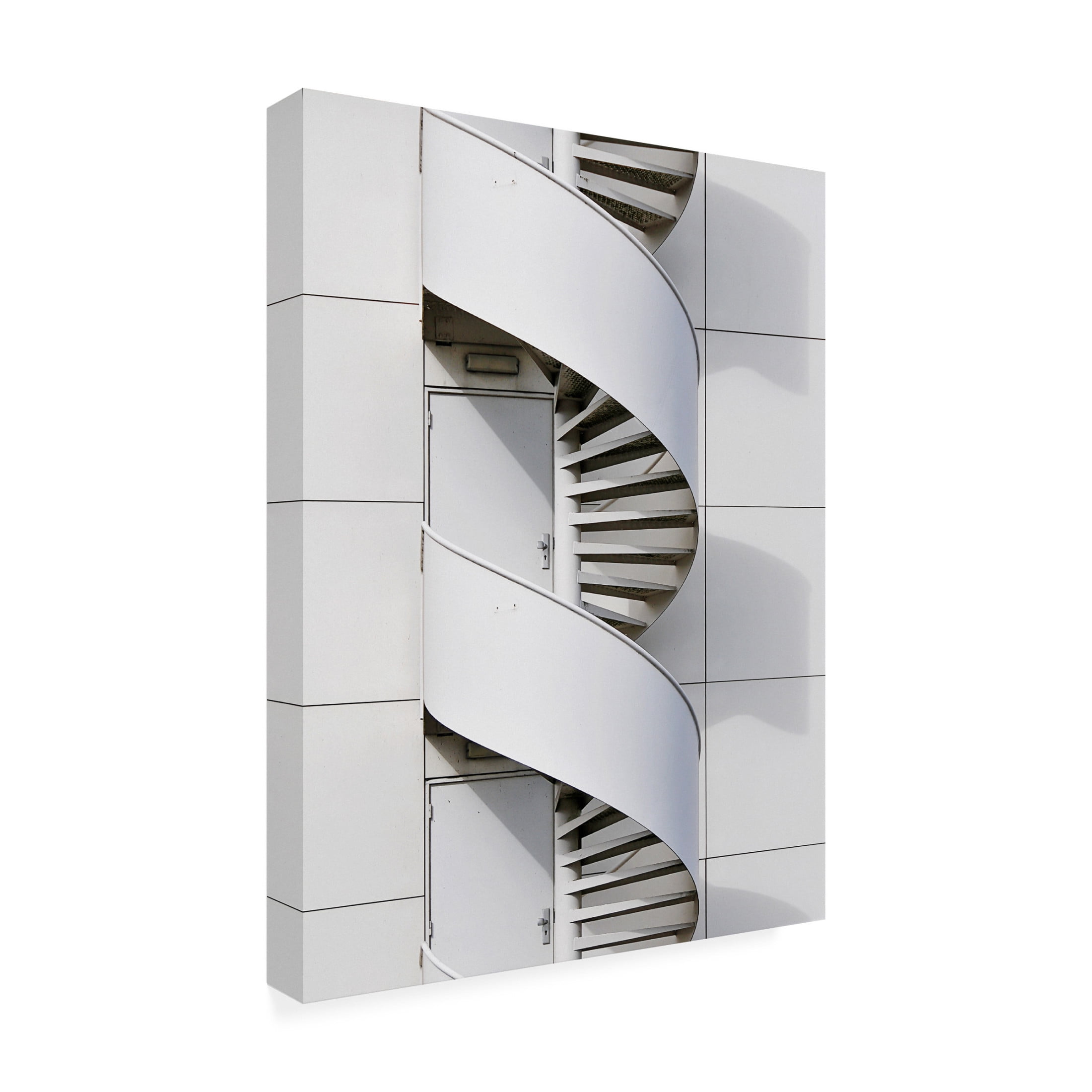 Canvas Wall Art - Henk van Maastricht 'Fire Escape' Wall Art for Living Room, Bedroom, or Office D?cor by Trademark Fine Art - 18 x 24 Inches