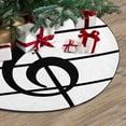 thumbnail image 3 of FMSHPON Musical Signs The Notes Xmas Christmas Tree Skirt Stand Mat for Holiday Party Decoration Indoor Outdoor 36 inches, 3 of 3