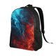 thumbnail image 2 of Easygdp Red And Blue Fire Mochila Versátil y Elegante: Comodidad, Almacenaje y Durabilidad para la Universidad, Trabajo, Viajes y Uso Diario, 2 of 8