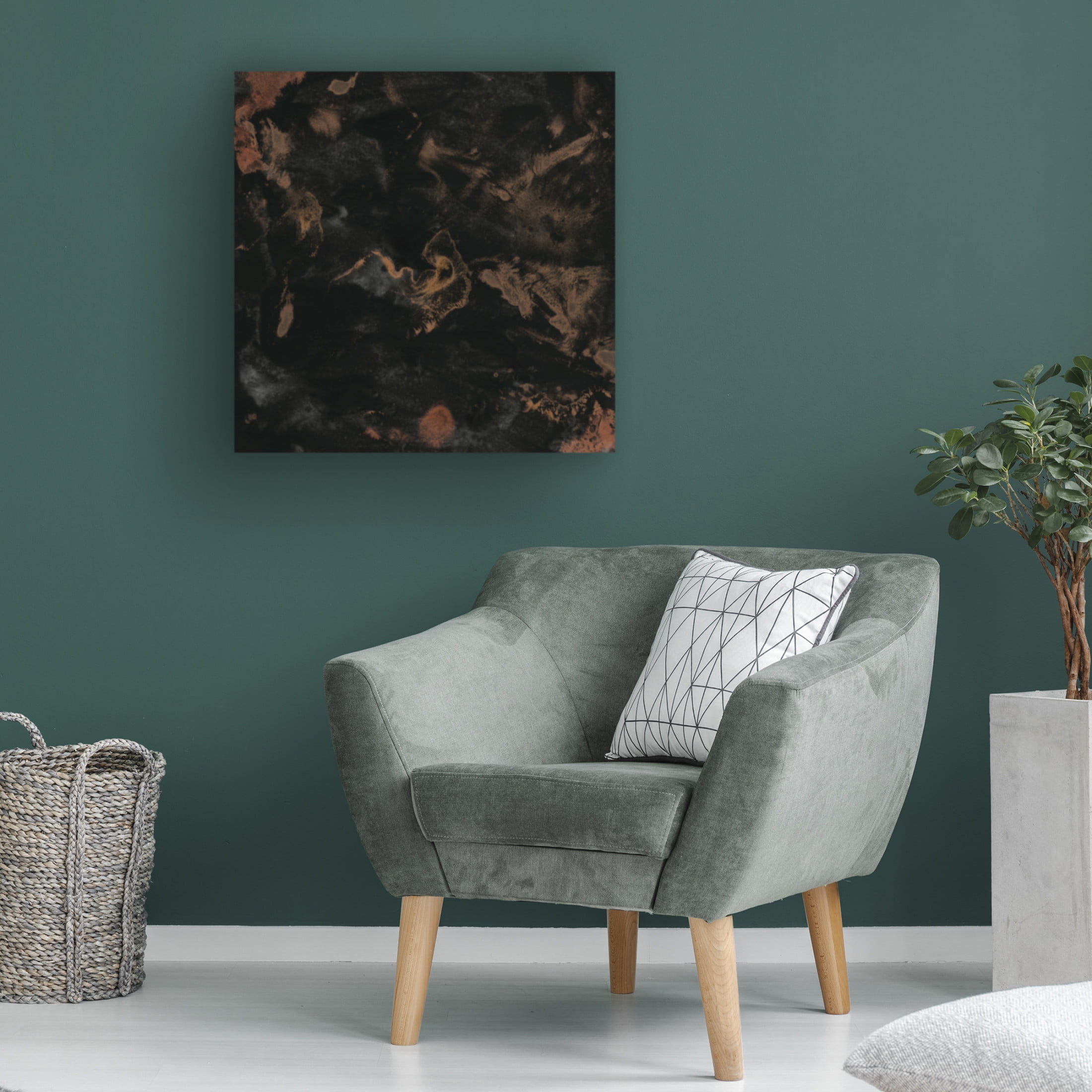 Trademark Fine Art June Erica Vess Onyx Nebula III Canvas Wall Art