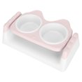 thumbnail image 1 of Haofy Bols Surélevés pour Nourriture de Chat, Bols Doubles avec Support Surélevé Bols Doubles pour Nourriture et Eau de Chat avec Support Surélevé pour Eau pour Collations, 1 of 8