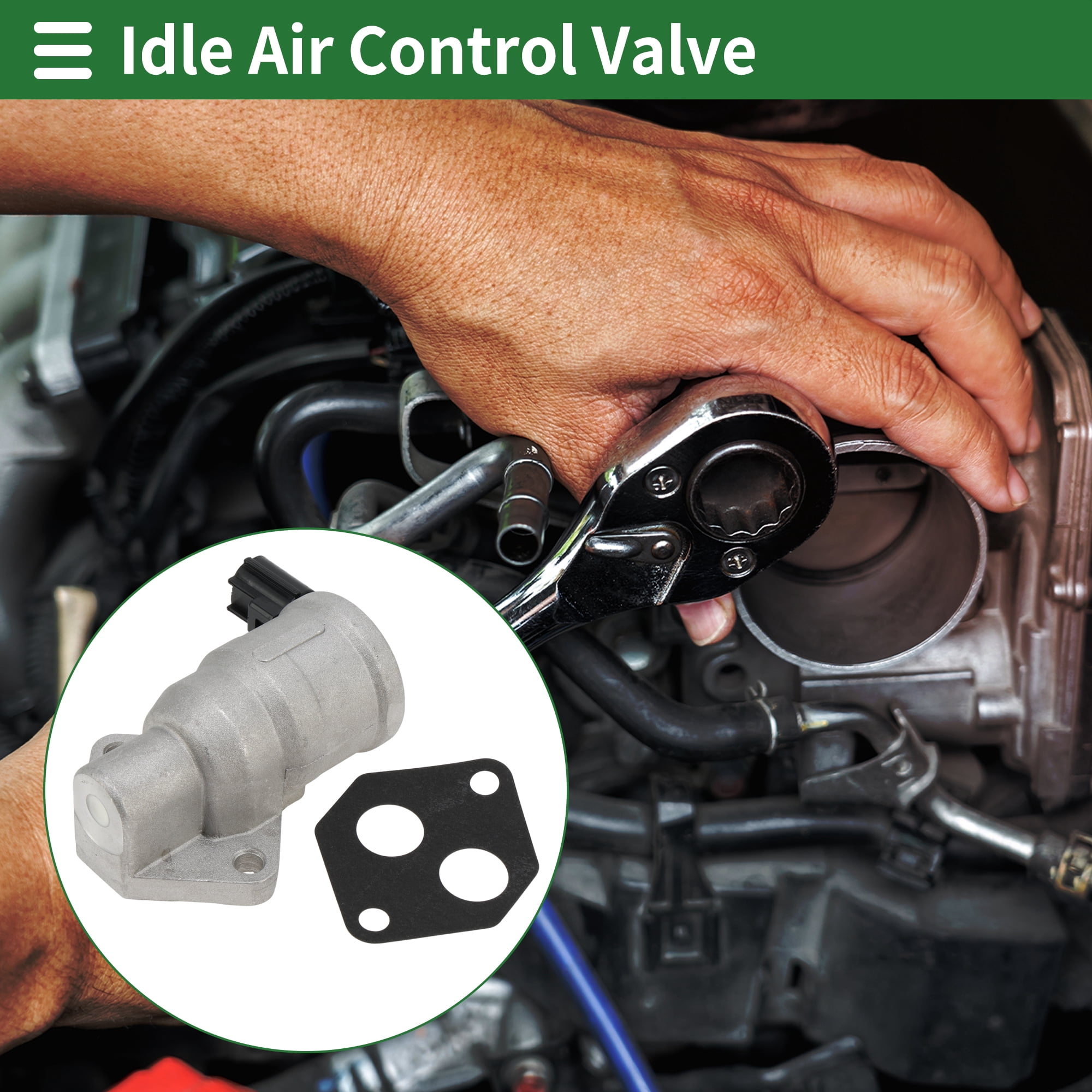 Car Idle Air Control Valve for Ford F-150 99-00 Replace No.XL3E9F715BA IACV Idle Motor Idle Air Control Valve for Stable Engine Operation