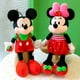 thumbnail image 4 of MINISO 40cm Disney Cartoon Anime Mickey Minnie Stuffed Plush Doll Kawaii Strawberry Mickey Mouse Doll Children's Birthday Gifts, 4 of 5