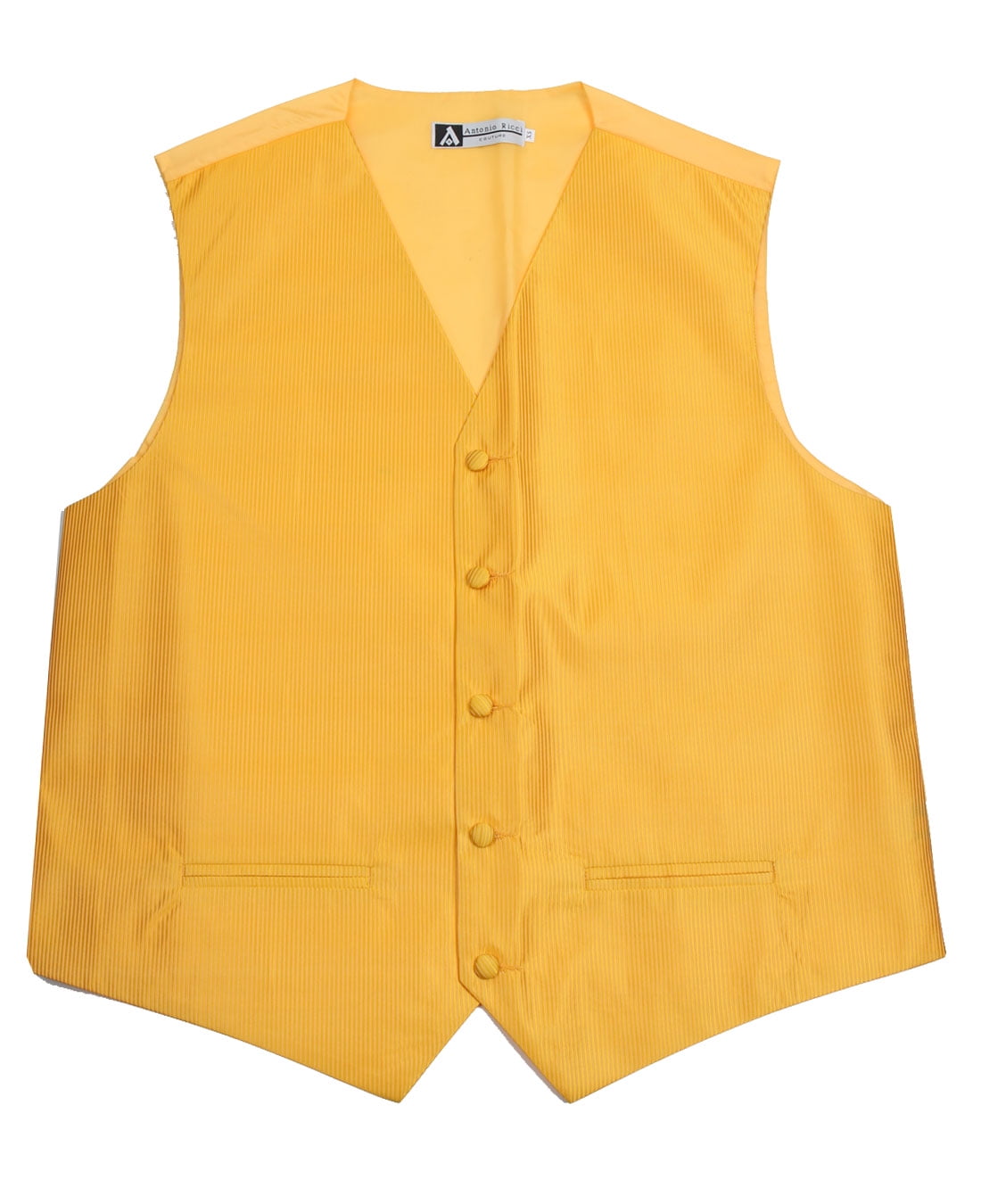 Men's Solid Formal Vest Gold for Tuxedo and Suit - Walmart.com