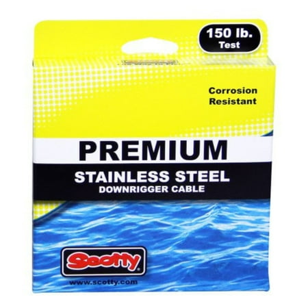 UPC: 0062017010021 | Scotty Fishing 620021 400 ft. Premium SS Replacement Downrigger Cable Spool
