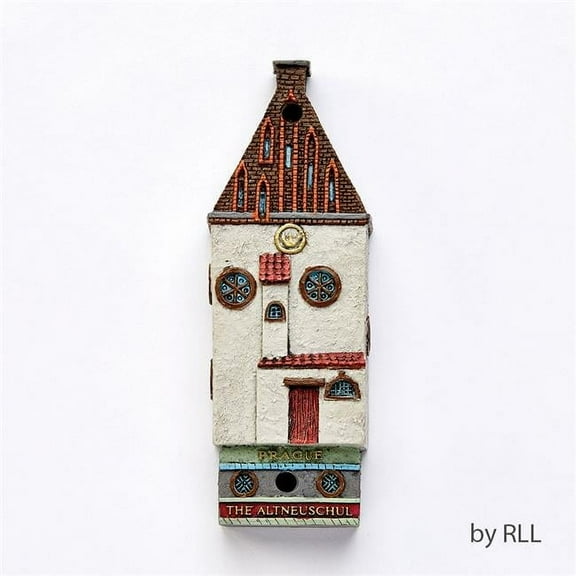 Rite Lite ALMZ-339 4.5 in. The Altneuschul-Prague Mezuzah - Resin