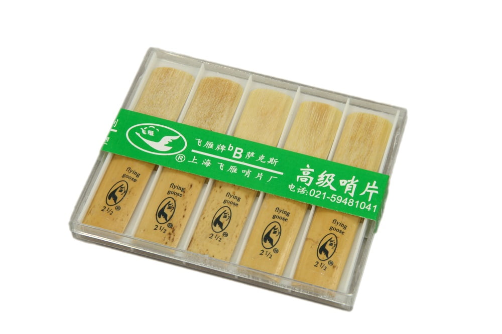 Flying Goose Tenor Saxophone Reeds Strength 2.5, Pack of 10