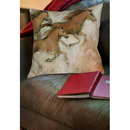 IDG Horse Fresco II Indoor Pillow