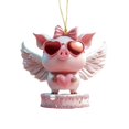 thumbnail image 2 of Nilvkv Valentine's Day Love Red Love Pig Pendant Car Interior Acrylic Pendant Decorative Pendant Christmas, Mother's Day or Birthday Gifts for Mom Wife Girlfriend, 2 of 5