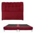 thumbnail image 1 of Box Base Cama King Size + Cabecera Nube Rojo, 1 of 8