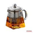 thumbnail image 3 of Heat Resistant Glass Teapot With Stainless Steel Infuser Tea Pot Container, 3 of 5